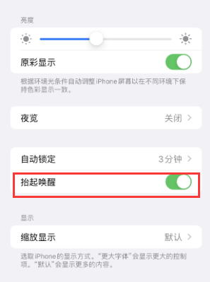 澄迈苹果授权维修站分享iPhone轻点无法唤醒怎么办