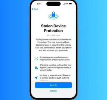 澄迈苹果授权维修店分享被盗设备保护功能开启方法 