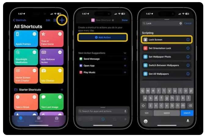 澄迈苹果手机维修分享:如何在 iOS 16.4 中设置 iPhone 锁屏快捷方式？ 